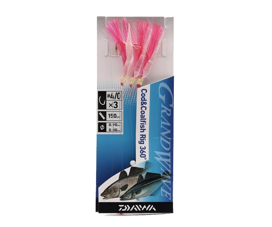 Спінінгове оснащення Daiwa Grand Wave Cod&Pollack Rig XH #4/0 Pink