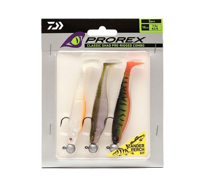 Набір спінінгових приманок Daiwa Prorex Zander Kit Set-2 3x10см