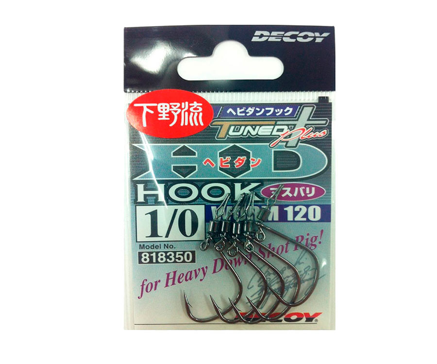 Крючки Decoy HD Hook Masubari Worm 120 №01