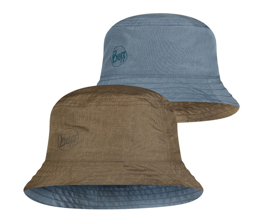 Панама Buff Travel Bucket Hat Zadok Blue-Olive M-L