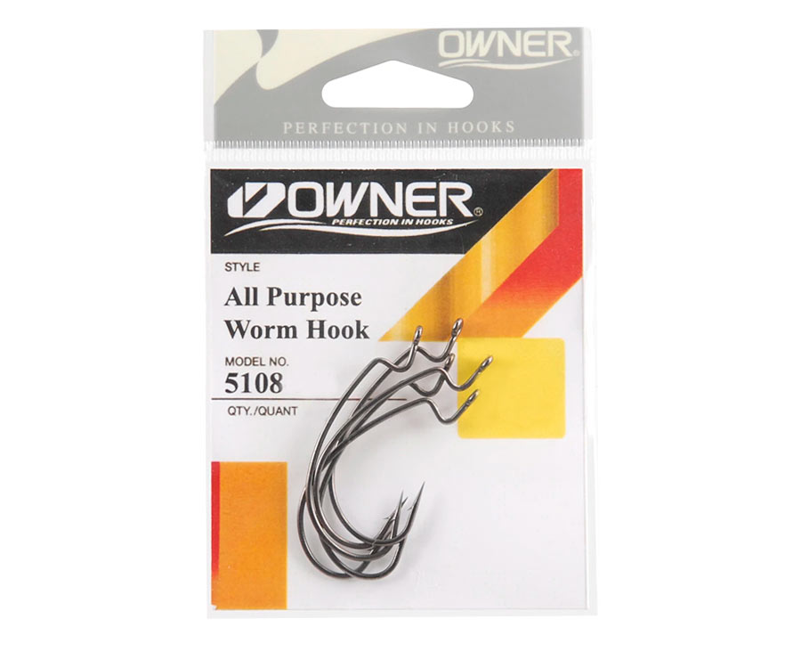 Крючки Owner Offset 5108 All Purpose Softbait Hook №1/0