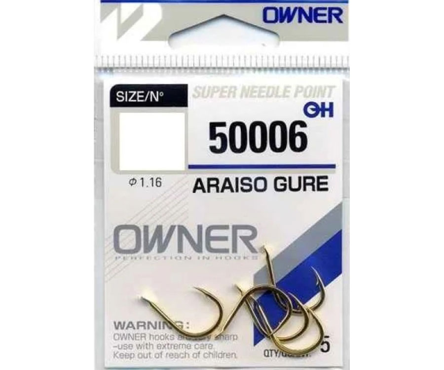 Гачки Owner 50006 Araiso Gure Gold №1/0