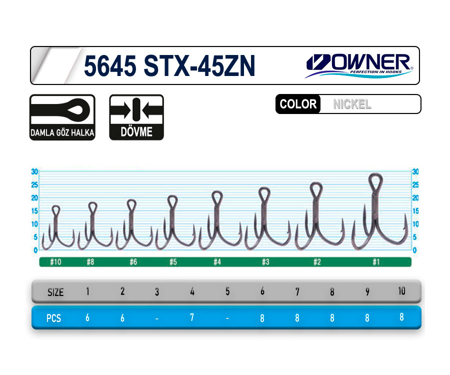 Трійники Owner STX-45ZN №1