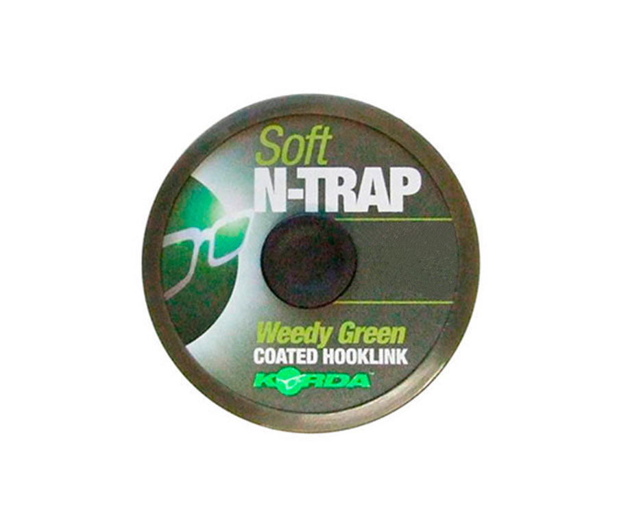Поводковый материал Korda N-Trap Soft Weedy Green 20lb 20м