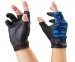 Перчатки Varivas VAG-24 Mesh Glove 3 Blue Camo LL