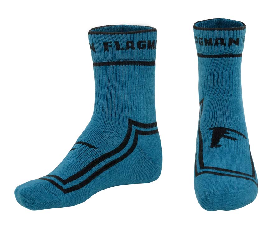 Шкарпетки термотрекінгові Flagman Extra Heat Merino Wool Midle Blue 39-41 S