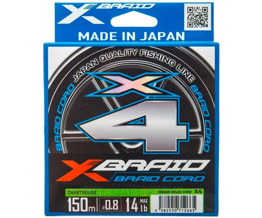 Шнур плетений YGK X-Braid Braid Cord X4 150м #1.2