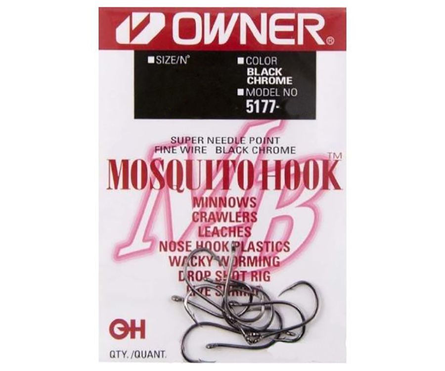 Гачки Owner 5177 Mosquito Hook №04. Опис, фото, відгуки, купити