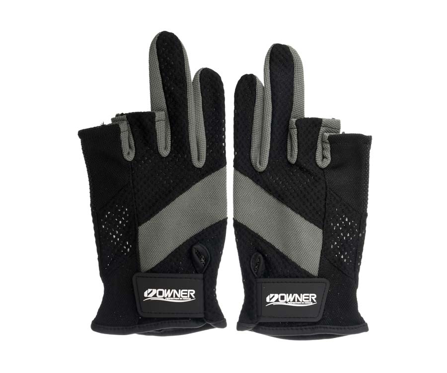 Рукавички Owner Light Meshy Glove 3 Finger Cut 9653 M Gray