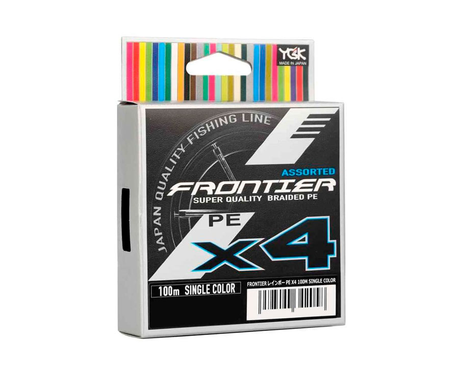 ygk   YGK Frontier X4 Assorted Single Color 100 #1.5 0.205