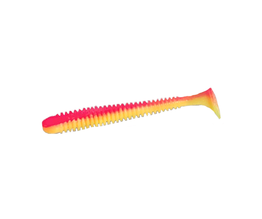 Виброхвост Crazy Fish Vibro Worm 3.4" #13d