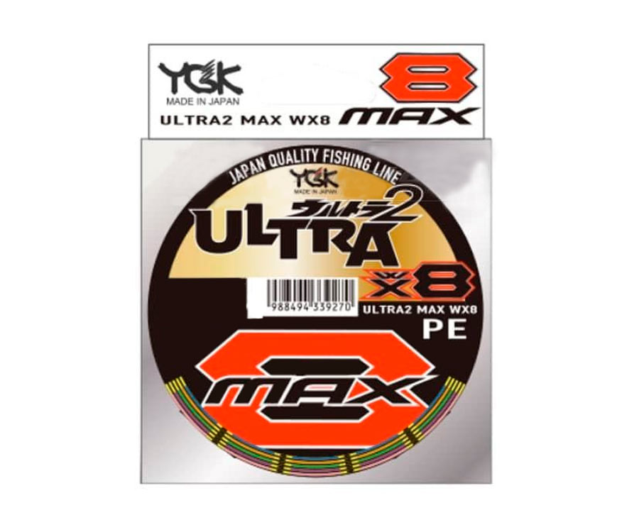 Шнур плетений YGK Ultra2 Max WX8 100м #0.6 0.113мм