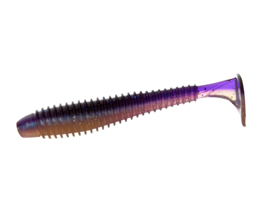 Виброхвост Flagman Mystic Fish Fat 3.3'' #0531 Violet/Pearl White