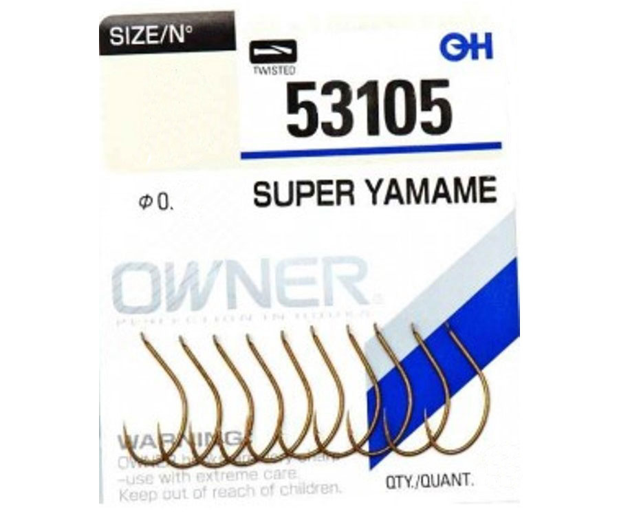 Гачки Owner Super Yamame 53105 Woody Brown №07