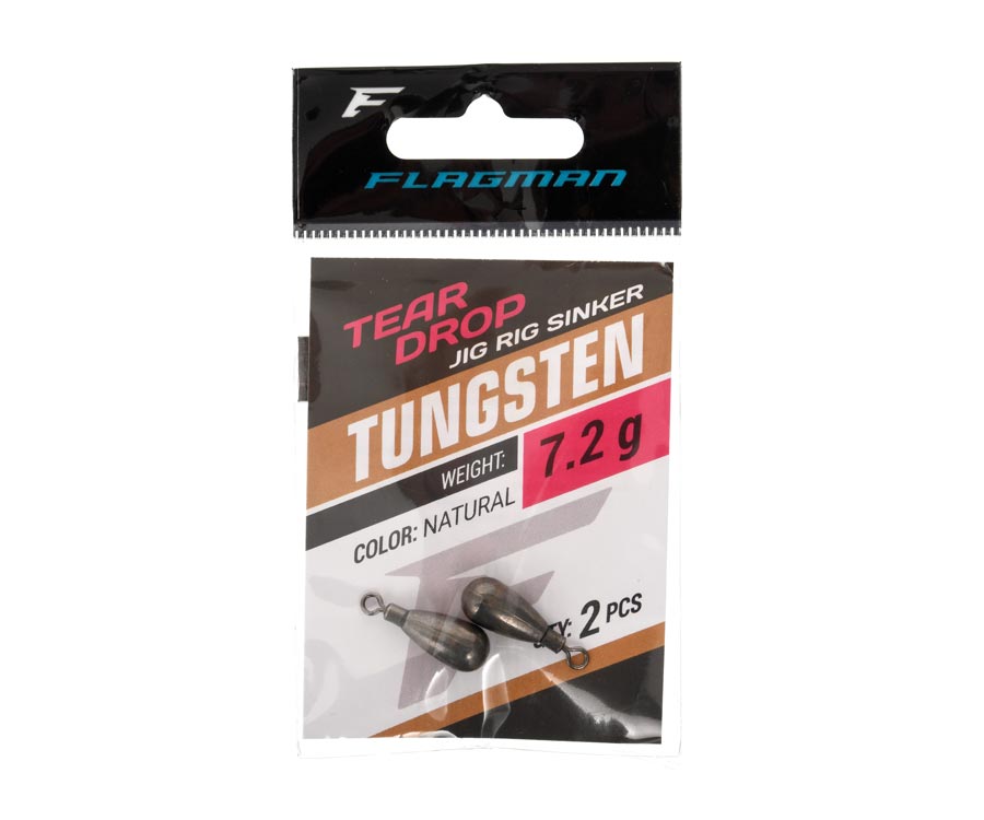 Грузило вольфрамовое Flagman Tungsten Tear Drop 7.2г