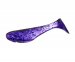 Виброхвост Fishup Wizzy 1.5" #060 Dark Violet Peacock Silver