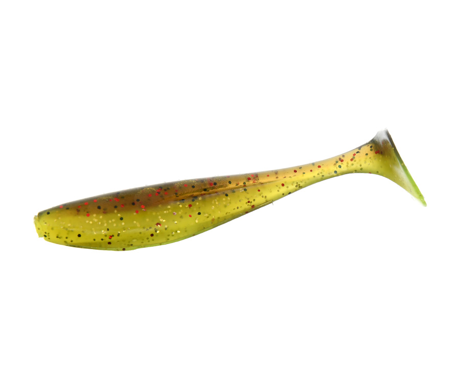 fishup ³ Fishup Wizzle Shad 3 #203 Green Pumpkin Fluo Chartreuse