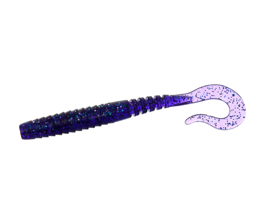 Червь Fishup Vipo 2.8" #060 Dark Violet Peacock Silver