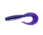 Твістер Fishup Mighty Grub 4.5" #060 Dark Violet Peacock Silver