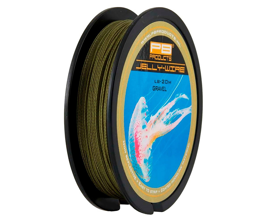 Поводковий матеріал PB Products Jelly Wire 35lb 20м Gravel