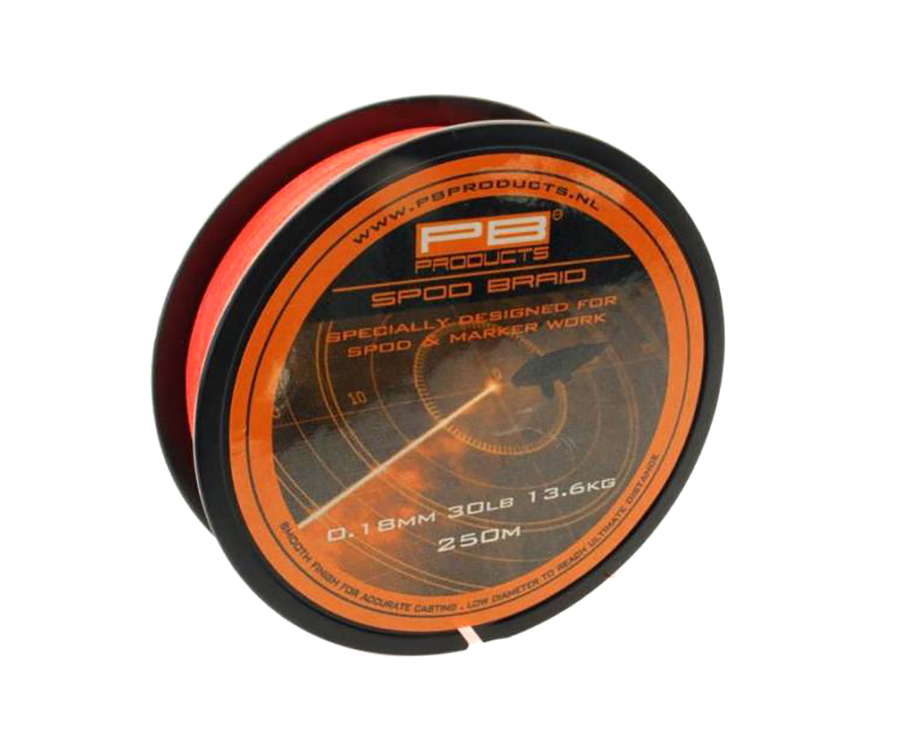Шнур PB Products Spod Braid 0.18мм 250м Fluo Orange