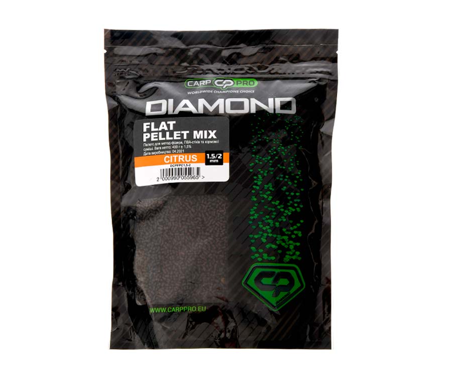 Пелетс Carp Pro Diamond Flat Pellets Mix 1.5/2мм Citrus
