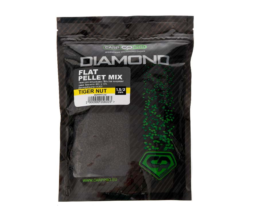 Пелетс Carp Pro Diamond Flat Pellets Mix 1.5/2мм Tiger Nut