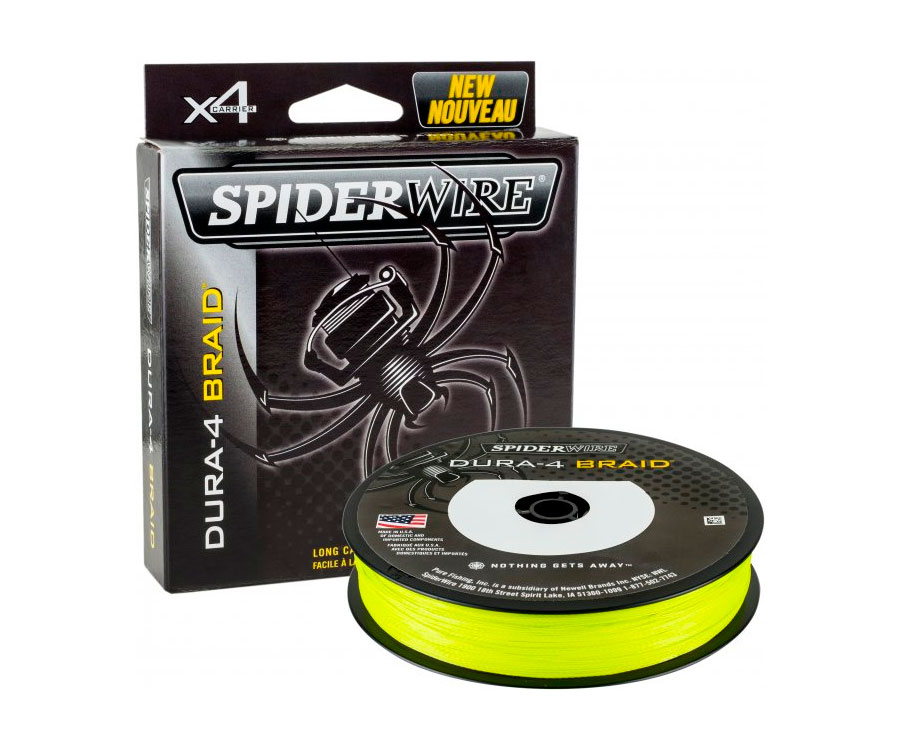 Шнур Spiderwire Dura 4 150м Yellow 0.10мм