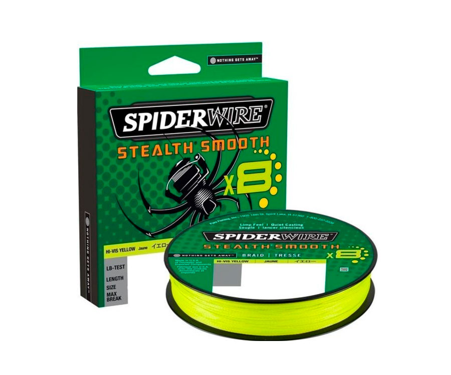 Шнур Spiderwire Stealth Smooth 8 Braid 150м Bright Yellow 0.07мм