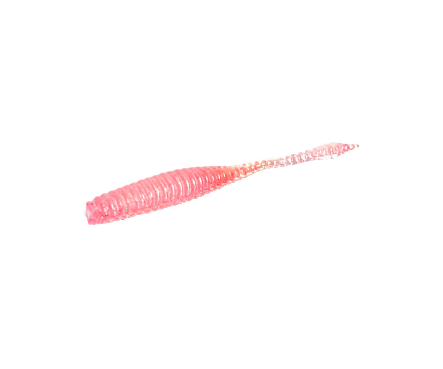 Слаг Big Baits Ribbed Leech 1.8" #013 Pink/Glow
