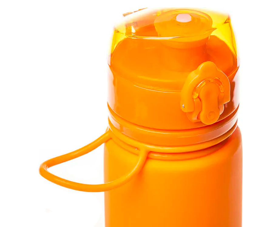 Бутылка силиконовая Tramp Оранжевая 500мл