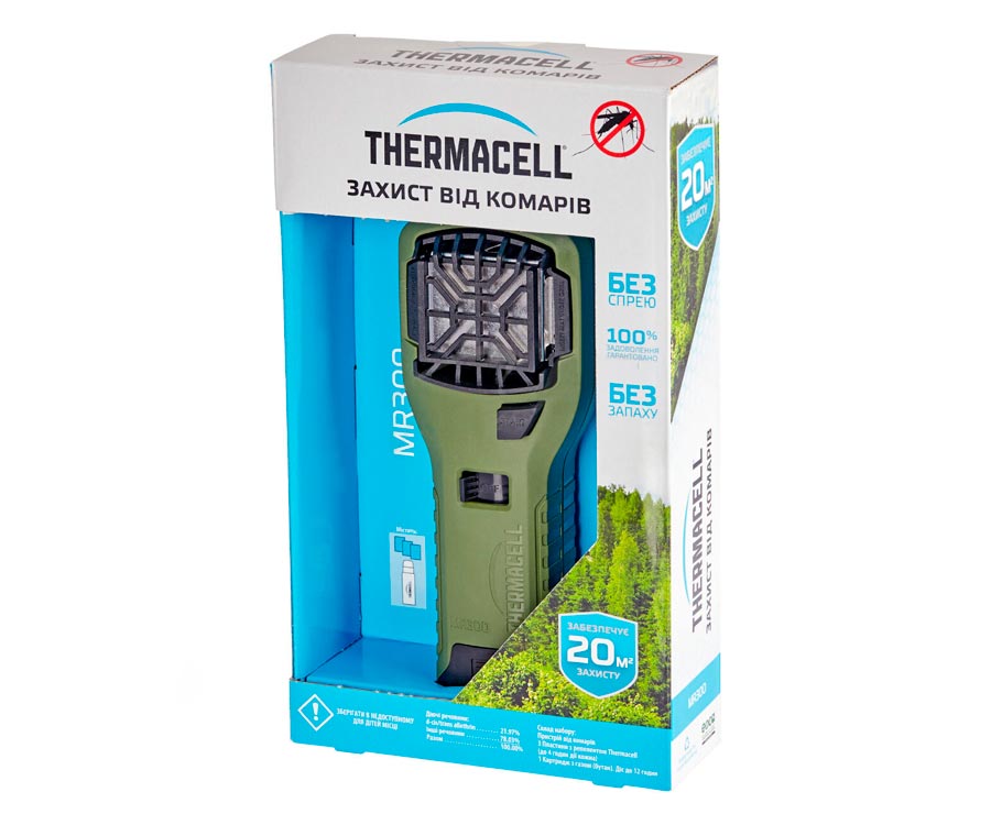 Пристрій від комарів Thermacell MR-300 Portable Mosquito Repeller Olive