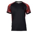 Футболка Azura T-Shirt A3 Black-Red Camo S