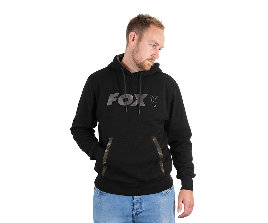 fox  Fox Black/Camo Print Hoody L