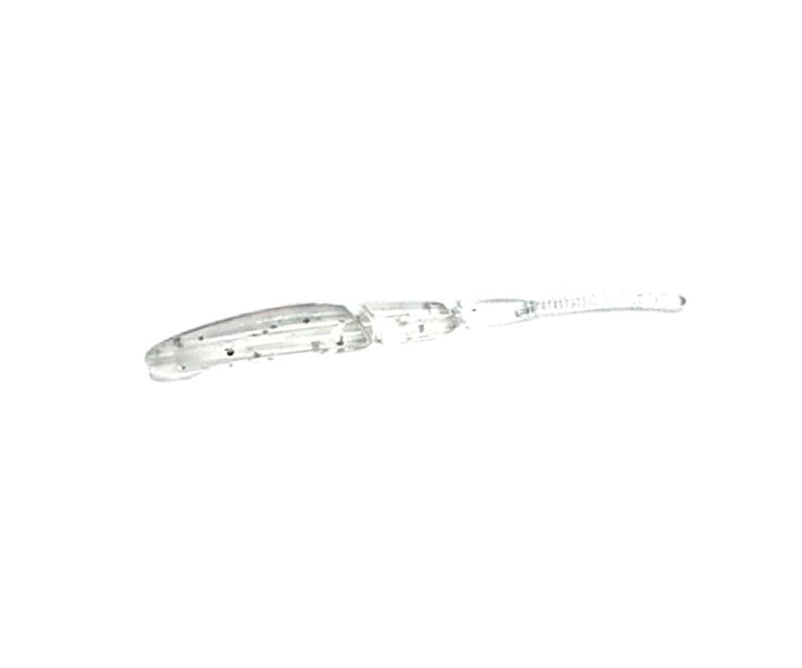 Черв'як FishUp Aji Triple Stick 1.9" #411 UV Clear/Silver