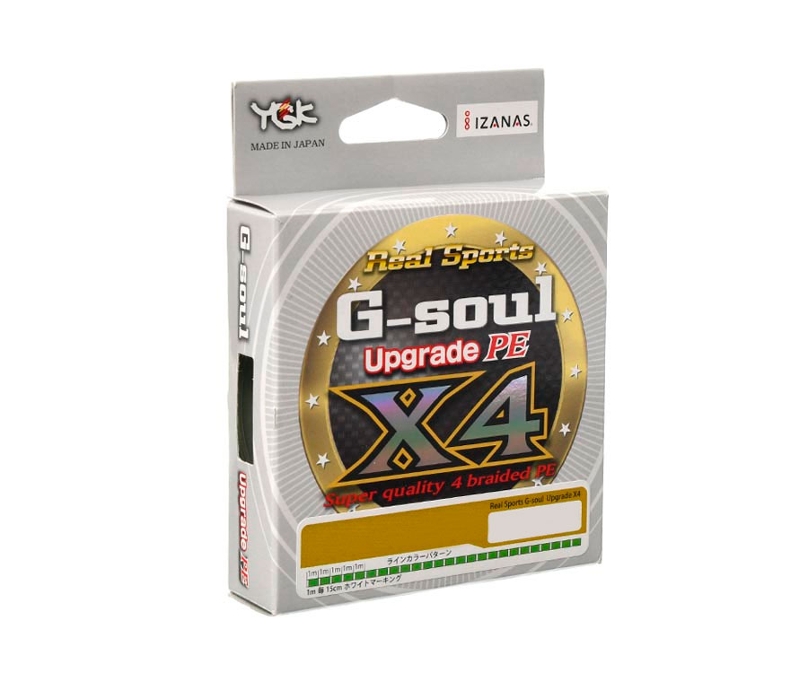 Шнур плетеный YGK G-Soul X4 Upgrade 150м #1.2 0.185мм