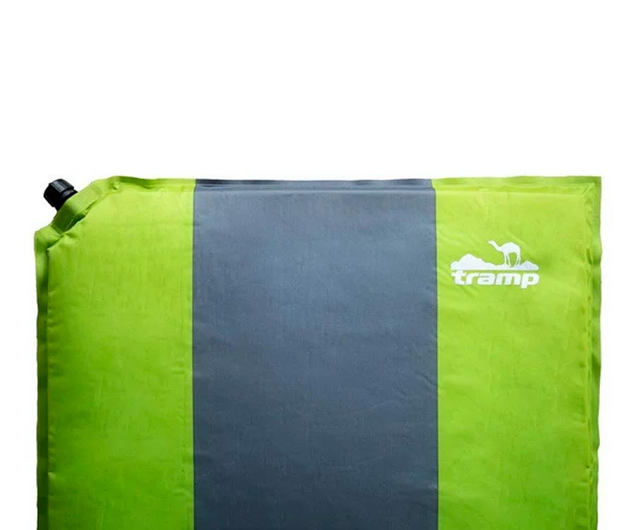 Самонадувний килимок Tramp Зелений/Сірий