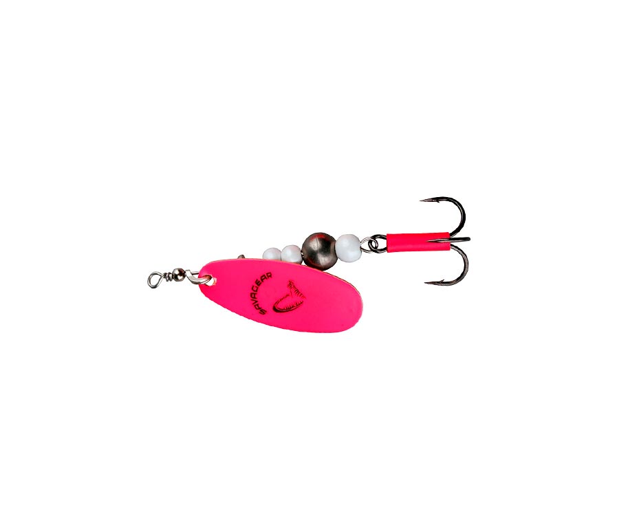 Блесна Savage Gear Caviar Spinner #3 9.5г Fluo Pink