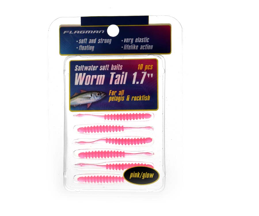Червь Flagman Worm Tail 1.7" #13