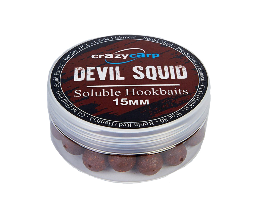 Бойл розчинний Crazy Carp HookBaits Devil Squid 15мм