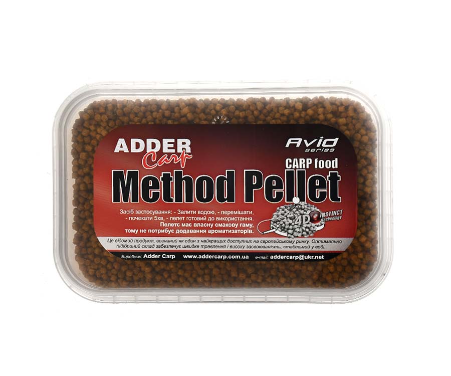 Пеллетс Adder Carp Mikro Method Pellet Avid Corn 300г