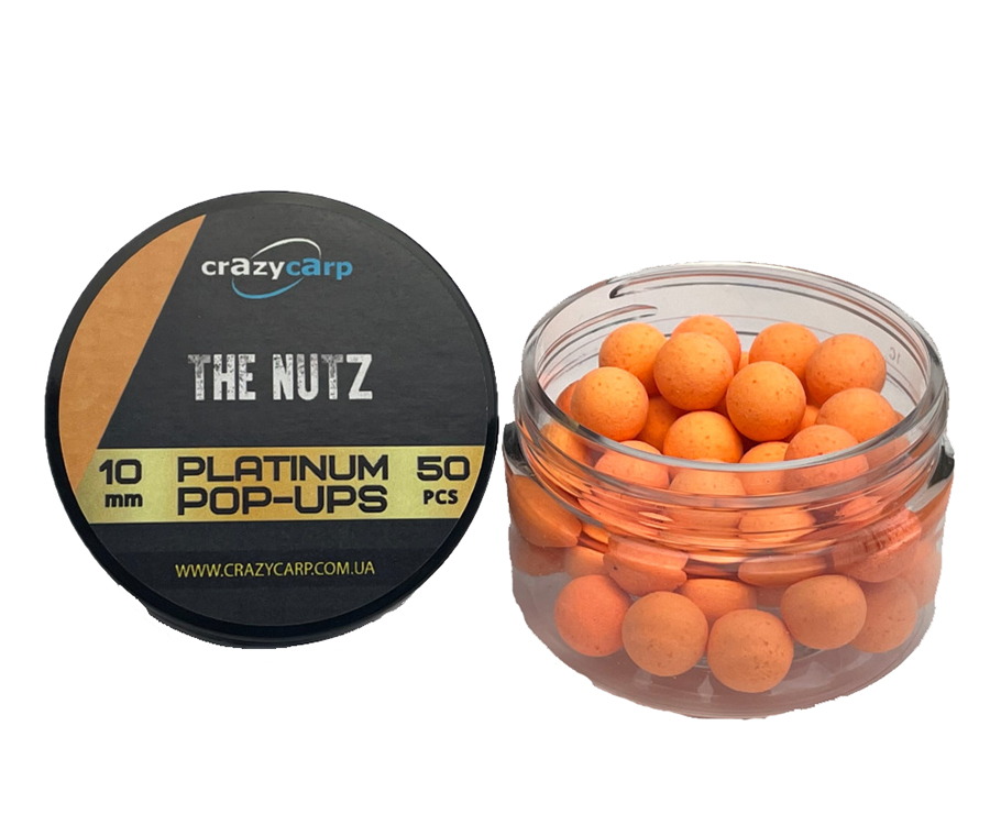 Бойли Crazy Carp Platinum Pop-Ups The Nutz 10мм