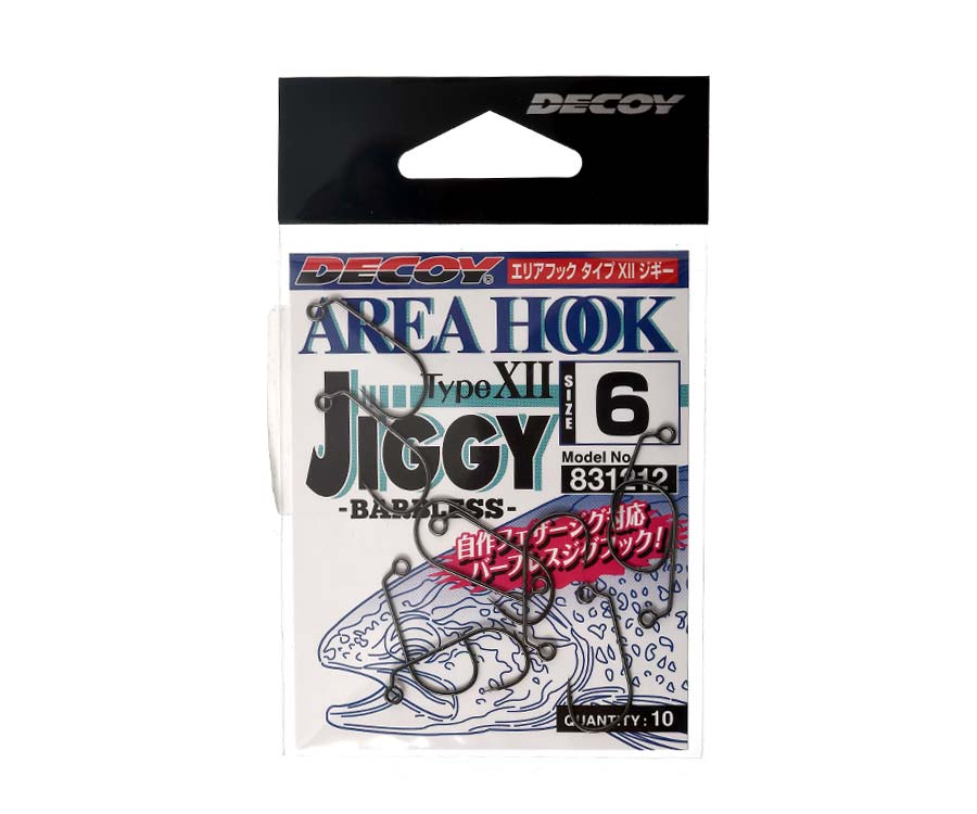 Крючки Decoy AH-12 Area Hook Jiggy №06