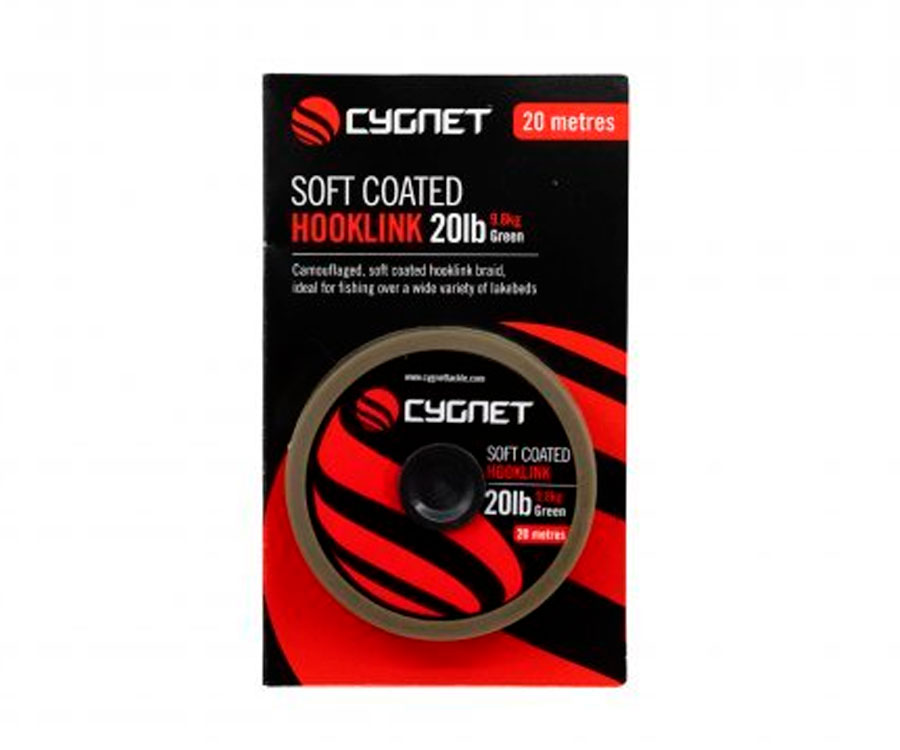 Поводковый материал Cygnet Soft Coated Hooklink 20lb 20м