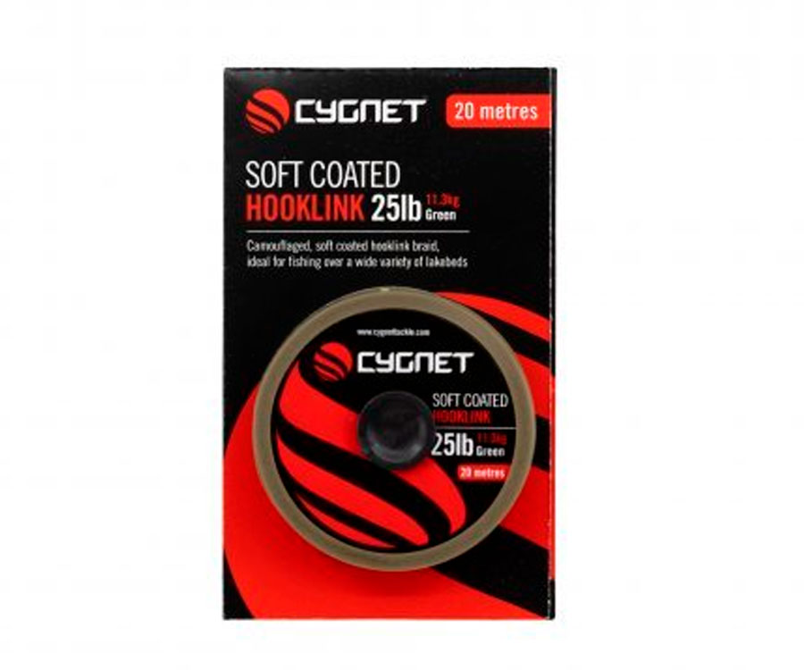 Поводковый материал Cygnet Soft Coated Hooklink 25lb 20м