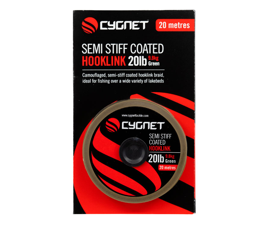 Поводковый материал Cygnet Semi Stiff Coated Hooklink 20lb 20м