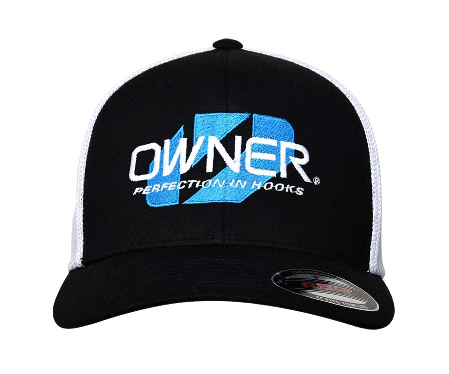 Акция на Кепка Owner Mesh Flexfit Trucker Hat Black/White от Flagman - 2