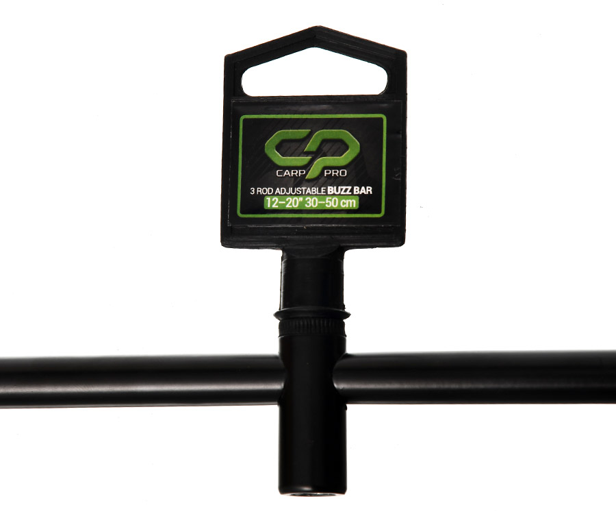 Буз-бар на 3 удилища Carp Pro 3 Rod Adjustable Buzz Bar 12"-20" 30-50см