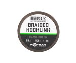 Поводковый материал Korda Basix Braided Hooklink Camo Green 25lb 10м