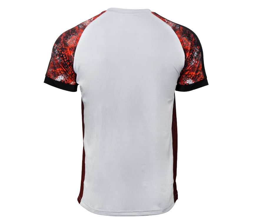 Футболка Azura T-Shirt A3 Gray-Red Camo L